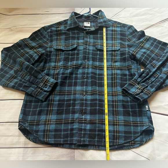 The North Face Arroyo Flannel Shirt Mens Large Blue Plaid Button Up Outdoor - Picture 5 of 8